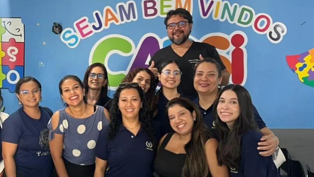 Alunas de Psicologia em visita técnica ao CAPSi de Granja